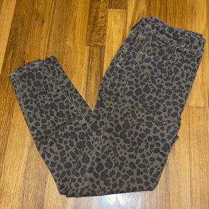 American Eagle Curvy Print Jeans